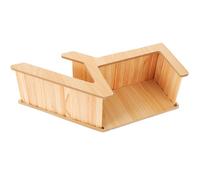 Ciieeo Casita de Madera para Hámster y Cobayas Escondite Natural Pequeño para Jaula Refugio Rústico y Seguro para Animales Pequeños Suministros para Hámster y Ardillas Diseño