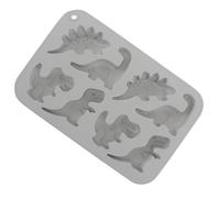 Ciieeo Cavity - Molde de silicona para dulces de dinosaurio, antiadherente, flexible, bandeja para hornear galletas y chocolate para hacer postres creativos con superficie lisa y fácil de liberar