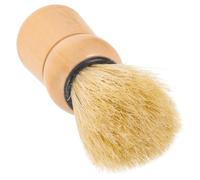 Ciieeo Cepillo de Barba Cerdas de Jabalí y Mango de Madera, Brocha de Afeitar para Jabón y Crema, para Peinar y Hacer Espuma, Tamaño Medio, Cuidado Profesional para Hombres, Uso en Salón