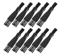 Ciieeo Cepillo de Limpieza Eléctrico para Afeitadora Masculina Doble Cabezal 10 Piezas Mini Tamaño Color Negro Accesorio para Mantenimiento Casa y Viajes
