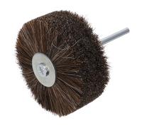 Ciieeo Cepillo De Rueda De Pelo De Caballo Para Taladro Accesorio Rotativo De Pulido Y Lijado Para Escultura Joyería Y Madera 3.77X3.34X3.77 in