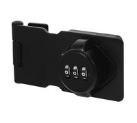 Ciieeo Cerradura Contraseña para Gabinete de 3.5 Pulgadas, Acero Metalizado en Acabado Negro Mate, Cerradura de Combinación para Puertas y Cajones, Antirrobo para Refrigerador y Muebles,