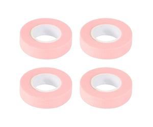 Ciieeo Cintas Adhesivas para Pestañas 4 Unidades, Cinta para Injerto Transpirable de Tela No Tejida Color Rosa, Parche Aislante para Separar Pestañas Superiores, Uso Profesional