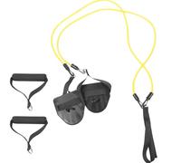 Ciieeo Cinturón De Resistencia para Natación Amarillo 20 LB Banda Elástica De Neopreno Multifuncional Entrenador De Natación Correa Ajustable para Entrenamiento En Piscina y Ejercicios Acuáticos