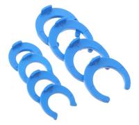 Ciieeo Clips de Bloqueo Azules Instalación del Filtro de Agua Clip de Agua Plástico 200 Pcs Orificio 1/4 y 3/8 y Sistema de Filtración