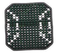 Ciieeo Cojín de Asiento Refrescante Cuentas para Coche Almohadilla de Madera para Silla de Coche Funda Cuentas para Asiento Uso Verano