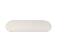 Ciieeo Cojín para Reposamanos de Manicura en Pu Blanco que Alivia la Fatiga y Protege Uñas, Adecuado para Salones Profesionales y Uso en Casa