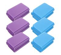 Ciieeo Cojín Plegable Portátil para Sentarse al Aire Libre Colchoneta Aislante Xpe 6 Piezas Azul y Morado Adecuado para Senderismo Camping Picnic y Estadios