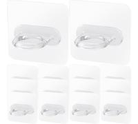 Ciieeo Colgadores Adhesivos para Botellas de Spray 30 Piezas Soporte Transparente sin Taladro Ganchos Redondos para Cocina y Baño Uso Multifuncional