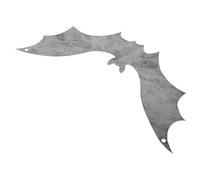 Ciieeo Colgante Realista Novedoso para Decoración de Halloween Letrero de Murciélago para Patio para Decoración de Terror de Halloween