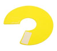 Ciieeo Collar Antipicoteo para Loro XS Amarillo, Cono de Cuello Transpirable de Microfibra, Protector para Aves Pequeño para Recuperación y Prevención de Mordeduras