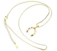 Ciieeo Collar de Mujer con Colgante Forma de Herradura Dorado Diseño Minimalista y Elegante Joyería para Bodas y Uso Diario Accesorio Chic para Fiestas y Eventos Especiales