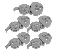 Ciieeo Conectores de Hebilla para Mesa de Plástico Accesorios Metálicos, 5 Piezas, Unión Resistente para Escritorio en Oficinas y Salas de Conferencias