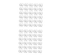 Ciieeo Confeti de Lentejuelas Plateado Número 60, 1200 Piezas para Decoración de Cumpleaños y Aniversario, Confeti Decorativo para Fiesta y Decoración de Mesa