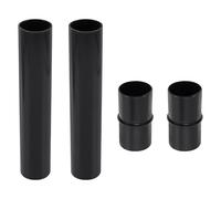 Ciieeo Conjunto de 4 Piezas para Luces Solares Exteriores, Tubos Plásticos Huecos y Conectores para Postes de Iluminación Paisajística, Accesorios Resistentes para Jardín y Patio