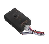 Ciieeo Convertidor de Línea de Coche Convertidor Estéreo de 2 Canales Alto Función de Retardo, Plástico Negro, Plug and Play para Mp3 y Car Stereo, Música en Coche y Mejora de Audio