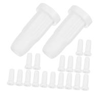 Ciieeo Copas de Ruedas para Muebles y Cunas de Plástico Duradero, Juego de 40 Piezas, Topes Antideslizantes para Patas de Cuna, Accesorios para Protección de Suelos y Uso Doméstico