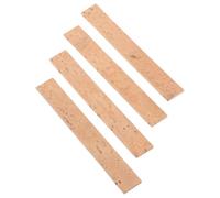Ciieeo Corchos para Juntas de Trompeta y Saxofón, 4 Piezas de Corcho Natural para Reparación de Instrumentos de Viento, Accesorio para Clarinete y Flauta, Sellado Duradero y Fácil