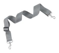 Ciieeo Correa para Caja Ajustable de 36 CM de Ancho Color Gris Plateado Gancho Metálico Tipo Cabeza de Tigre Cinturón para de Marcha Cómodo y Resistente para Uso Batería y