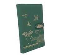 Ciieeo Cuaderno de Reuniones Estilo Chino A5 Tapa Resistente de PU y 365 Páginas para Oficina y Planificación Diaria Elegante y Funcional
