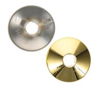 Ciieeo Cubierta Decorativa para Tubería de 15 Mm Juego de 2 Piezas Accesorio de Plomería de Plástico Resistente para Válvula Angular y Tuberías contra Incendios Placa de Pared en Baño