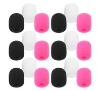 Ciieeo Cubiertas de Esponja para Micrófono Pequeñas 24 Piezas, Protector Antiviento de Espuma de 0,86 Pulgadas para Auriculares, Fundas Antiviento (,) para Grabación y Transmisión