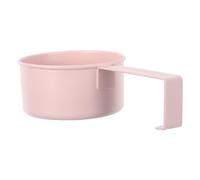 Ciieeo Cuchara Dosificadora de Hierro Rosa Mango Largo para Detergente y Comida Seca, Control Preciso de Porciones para Cocina y Áreas de Almacenamiento
