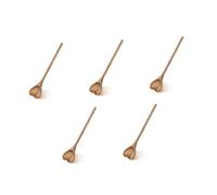 Ciieeo Cuchara Mezcladora de Madera en Forma de Corazón, Utensilio de Cocina Multifunción, Mango Ergonómico Grueso, Resistente al Desgaste, Reutilizable para Postres, Té y Miel,