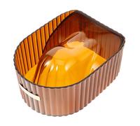 Ciieeo Cuenco de Manicura para Remojar Dedos, Recipiente para Remojo de Uñas en Color y Tea Transparente, Herramienta Versátil para Exfoliar Cutículas y Limpieza Profunda en Salón o Uso