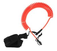Ciieeo Cuerda de Seguridad para Tabla de Surf, Correa de Surf en Espiral, TPU, Naranja, para Paddleboard y Kayak, Deportes Acuáticos