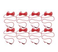 Ciieeo Cuerdas Tensoras Reflectantes para Tienda de Campaña 4 MM 8 Unidades Rojas Cuerda Tensora Antitropiezos Resistente al Viento para Camping Senderismo y Toldos al Aire Libre