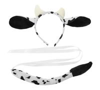 Ciieeo Diadema de Vaca Orejas de Tejido Suave y Efecto Decorativo, Accesorio Creativo para Disfraces y Representaciones Teatrales en Citas y Mascaradas