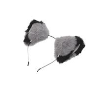 Ciieeo Diadema Orejas de Animal de Peluche Diadema Linda de Lolita para Carnavales Fiestas de Navidad Accesorio de Cosplay para Disfraz