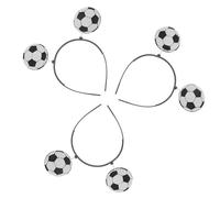 Ciieeo Diademas Deportivas para Mujer 3 Unidades Accesorios Divertidos para Actuaciones y Fiestas Temática Fútbol Ligeras