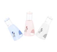 Ciieeo Dispensador de Agua para Hámster 3 Unidades Bebedero Vertical Anti-Fugas con Bolita Giratoria Soporte Estable para Pequeños Roedores como Conejos Chinchillas y Ardillas