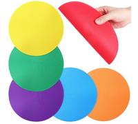 Ciieeo Equipo de Entrenamiento de Agilidad 6 Puntos Deportivos Redondos, Discos de Señalización de 23 CM para Entrenamiento de Atletas y Ejercicios en Interiores