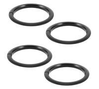 Ciieeo Espaciadores de Base de Dirección de Aleación de Aluminio 15 Pulgadas para Horquilla Cónica de Bicicleta de Montaña y Carretera Juego de 4 Piezas Pista Abierta para Dirección