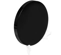 Ciieeo Espejo de Obsidiana Redondo con Repisa, Material de Obsidiana y Acrílico, Buena Estabilidad y Soporte para Decoración de Habitación y Meditación Color Aleatorio
