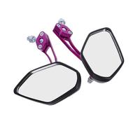 Ciieeo Espejos Retrovisores para Motocicleta Aleación de Aluminio Ajustables Visión y Clara para Scooters Eléctricos y Motos Accesorio Resistente y Fácil de Posicionar