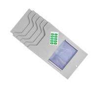 Ciieeo Estante para Tarjetas de Control de Material, 2 Unidades 5 Ranuras, Plástico, Montaje en Pared para Gestión de Inventarios en Oficinas y Almacenes