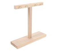 Ciieeo Expositor de Uñas Postizas de Madera en Forma de T Soporte Minimalista para Exhibición de Muestras de Uñas Tablero Organizador para Decoración en Salón o Uso Doméstico