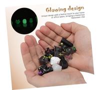 Ciieeo Figuras de Halloween de Resina con Fantasmas Demonios Cuervos y Lápidas para Decoración DIY de Casas de Muñecas y Terroríficos