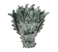 Ciieeo Fuente De Pared Decorativa Cabeza De Dragón Rociador para Villa Fuente De Agua Exterior