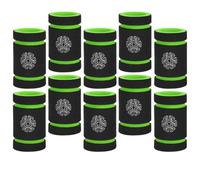 Ciieeo Funda de Agarre Elástica para Tatuajes, 10 Unidades Verdes, Tamaño Mediano 30Mm, Antideslizante y Engrosada, para Artistas Profesionales en Estudios de Tatuaje