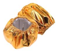 Ciieeo Funda para Maceta Pequeña Dorada 2 Piezas Decorativo Reutilizable de Tela Estampado Dorado Adecuado para Decoración de Plantas y Centros de Mesa Festivos