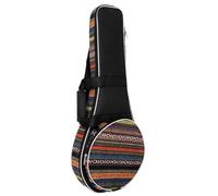 Ciieeo Funda para Mandolina Estilo Nacional Acolchada Gruesa Tipo Mochila, Bolsa para Instrumentos Musicales, Bolso de Mano Acolchado, Mochila para Mandolina Resistente y Cómoda