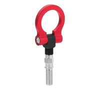Ciieeo Gancho de Remolque para Coche Rojo de Metal, Acero y Aleación | Visibilidad Rápida, Ahorro de Espacio, para Vehículos y Cables de Cabrestante, Servicio en Carretera