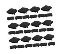 Ciieeo Hebillas De Montaje Para Listones De Cama 12 Dobles y 24 Simples, Fundas De Plástico Negras, Fijación Rápida y Resistente, Compatibles Marcos De Madera, Reparación De Camas Individuales y Sofás