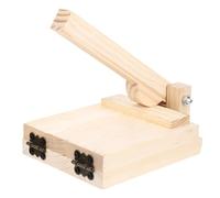 Ciieeo Herramienta Manual de Madera para Prensar Masa, Molde para Elaborar Empanadillas y Galletas Cocina