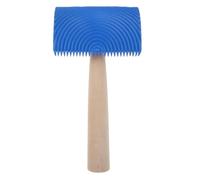 Ciieeo Herramienta para Vetas de Madera de Caucho Azul, Herramienta de Pintura de Veteado, Reutilizable y Fácil de Limpiar, para Madera y Paredes, Decoración de Pared y Bricolaje,